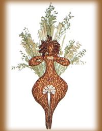 Corn dolly by Lynn Dewart