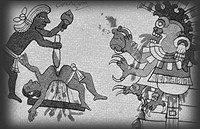Human sacrifice to the Aztec got Huitzilopochtli