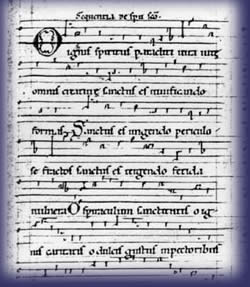 Manuscript of O ignis spiritus