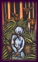 Image of 'justice' from New Orleans tarot