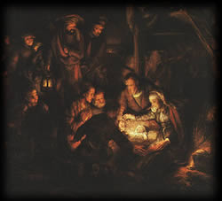 Rembrandt: Adoration of the shepherds