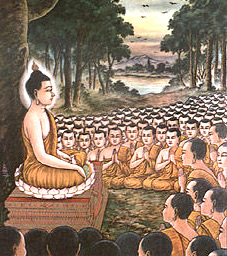 Sermon at the bamboo grove