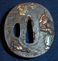 Mamemaki tsuba