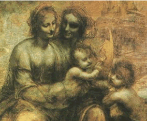 Virgin and child with St Anne and the infant John the Baptist