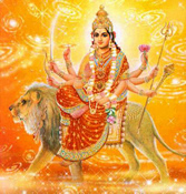 The goddess Durga